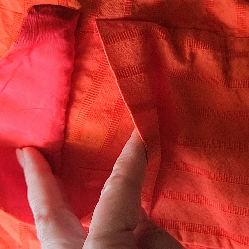 J Crew Red orange jacket sz 8 - Picture 6 of 9